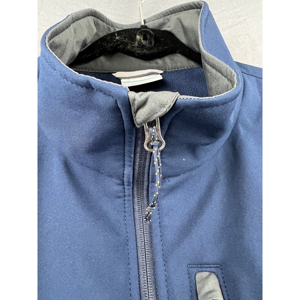 Columbia Softshell Jacket Men XL Navy Blue Good Michigan Wolverines Fleece Lined - Picture 6 of 15